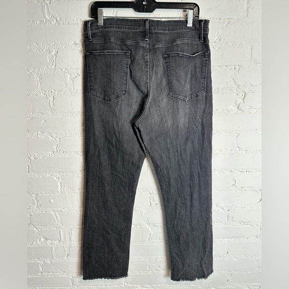 Frame | Jeans | Le High Straight Denim Women's Dark Gray Straight Leg Sz 33 - Picture 6 of 6